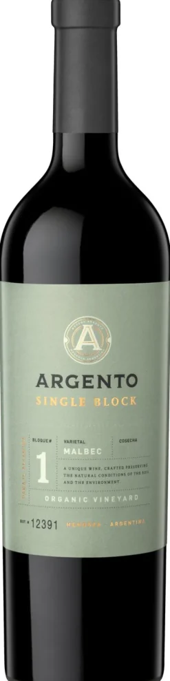 Outlet Bodega Argento Argento Single Block Malbec Bio