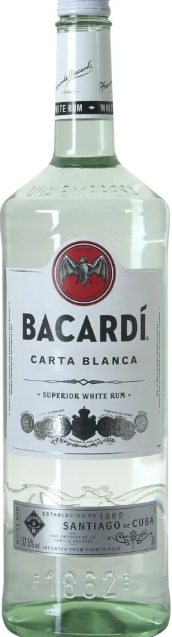 Hot Bacardi Bacardí Carta Blanca