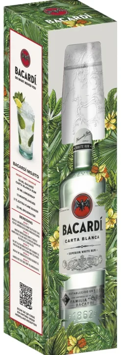 Sale Bacardi Bacardí Carta Blanca met glas