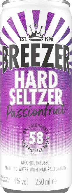 Best Breezer hard seltzer passionfruit