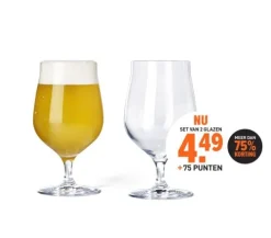 Online Chef & Sommelier Chef & Sommelier Bierglazen (37 CL) - Set van 2