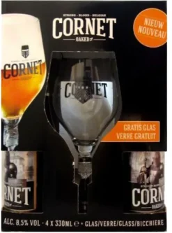Sale Cornet Oaked Cadeauverpakking met Glas