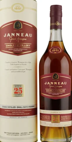 Best Janneau Armagnac 25 Years