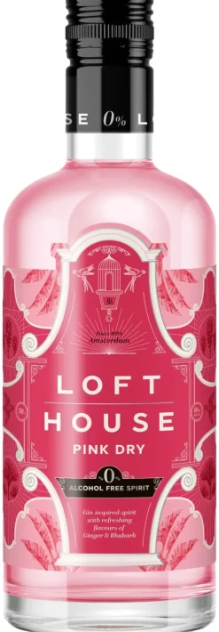 Clearance Lofthouse Loft House Pink Gin Alcoholvrij