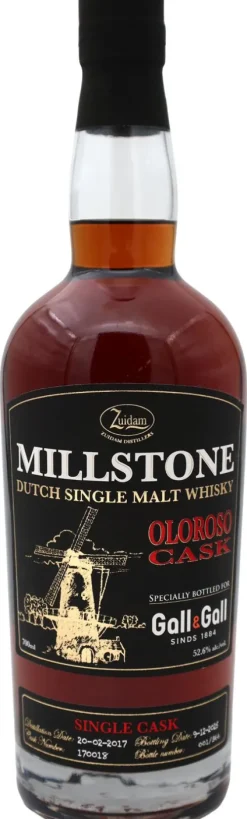 Hot Kavalan Millstone Dutch Single Malt Oloroso Whisky 2017