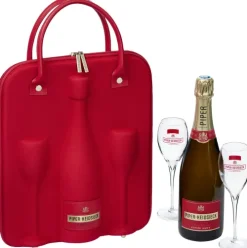 New Piper Heidsieck Piper-Heidsieck Brut Travelbag + 2 glazen cadeauverpakking