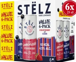Hot ST&Euml;LZ STËLZ Hard Lemonade Strawberry Cassis 6-pack
