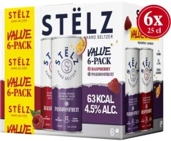 Sale STËLZ Hard Seltzer Raspberry & Passionfruit Valuepack