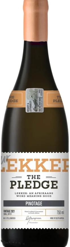Outlet The Pledge The Pledge Our Lekker Pinotage