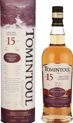 Online Tomintoul 15 years Old Portwood Finish