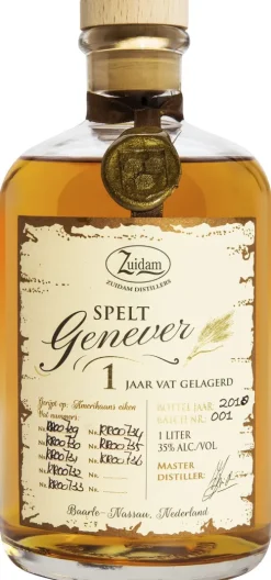 New Zuidam Spelt Genever 1 Year